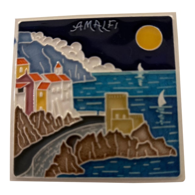 Amalfi Coast Plate For Sale