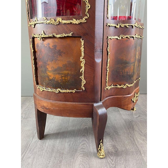 19th Century Louis XV Style Display Cabinet For Sale - Image 6 of 13