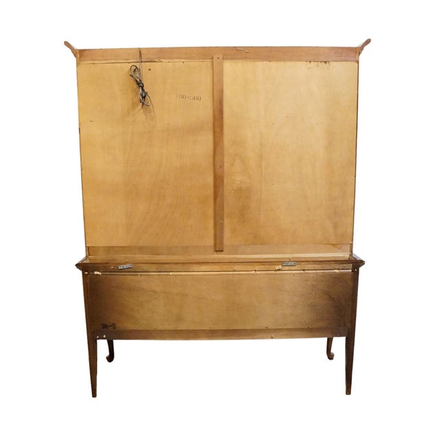 Mount Vernon Furniture Co. Solid Cherry Traditional Style 62" Buffet W. China Cabinet 100-560 For Sale - Image 11 of 13