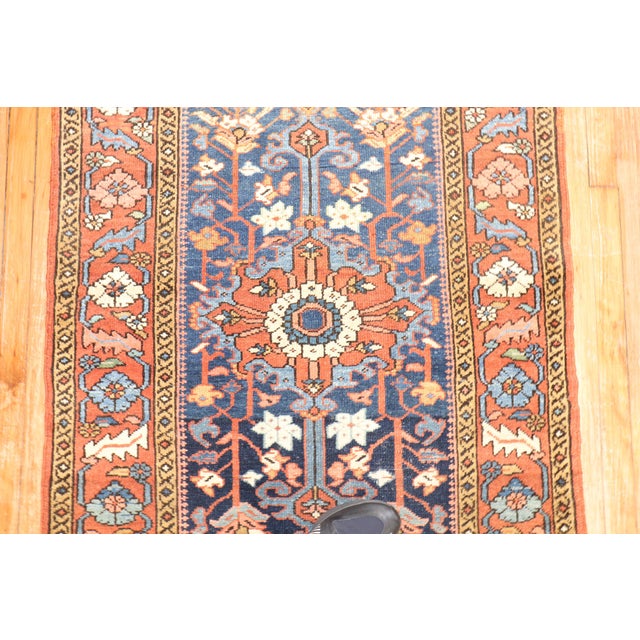 Textile Antique Zabihi Collection Persian Heriz Scatter Rug - 3'4" x 4'6" For Sale - Image 7 of 10