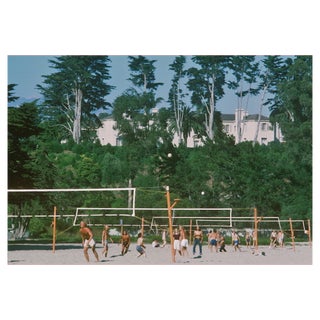 Slim Aarons, Volleyball in Santa Barbara, Estate Stamped Photographic Print For Sale