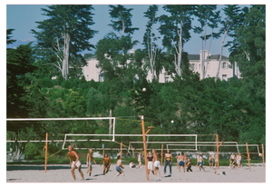 Slim Aarons, Volleyball in Santa Barbara, Estate Stamped Photographic Print