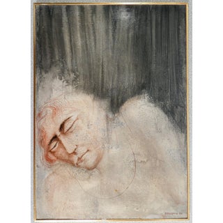 Giovanni Macciotta, Illustration, 1962, Mixed Media on Paper For Sale