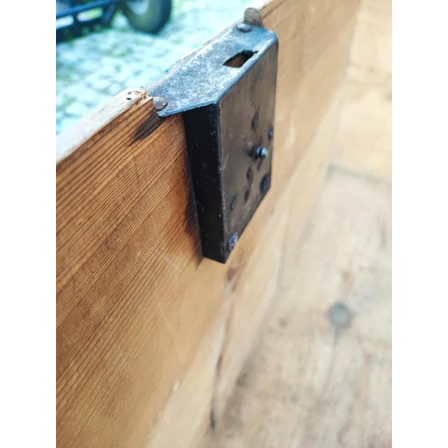 Antique Dowry Chest, 1888 For Sale - Image 9 of 11