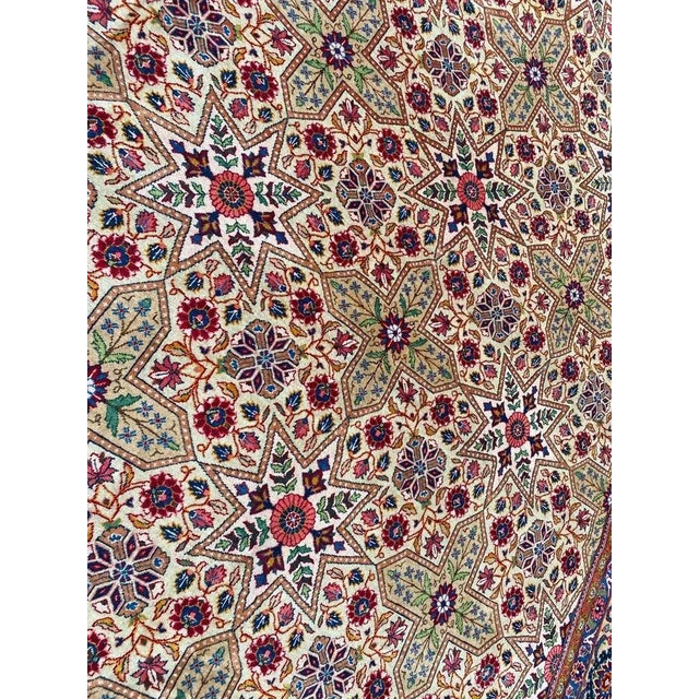 Large Mid-Century Kashan Rug For Sale - Image 6 of 18