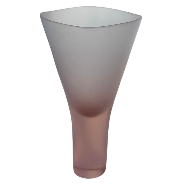 Pink 1960s Tobia Scarpa Battuto Vase for Venini, Pink For Sale - Image 8 of 12