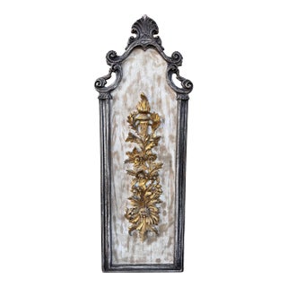 Antique Italian Carved Wall Panel For Sale