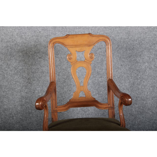 Antique Baroque Armchair, 18th Century For Sale - Image 4 of 18