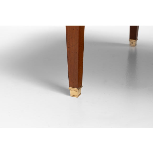 Antique Writing Table in Walnut, 1920s For Sale - Image 9 of 10