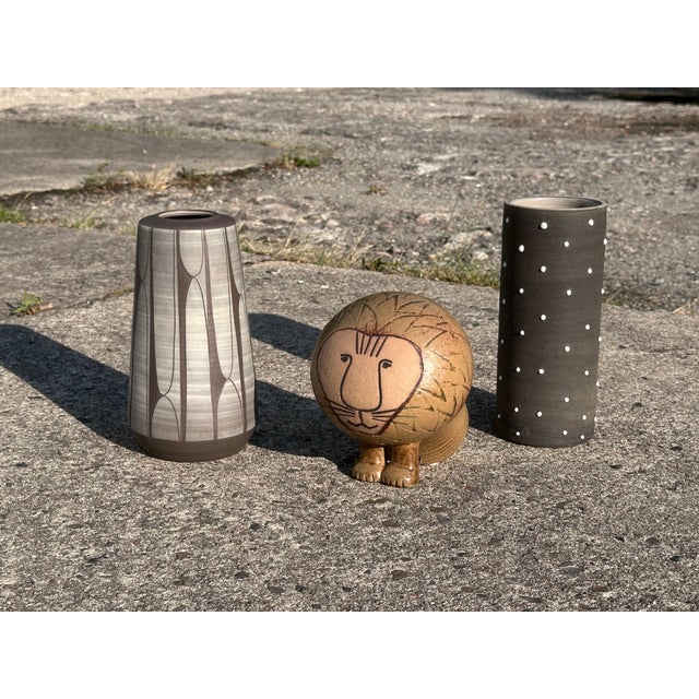 Studio Ceramic Vase with Sgraffito Decoration by Johannes Andreas Urban, Germany, 1960s For Sale - Image 13 of 17