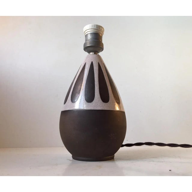 Mid-Century Modern Mid-Century Ceramic Table Lamp by Herne Nielsen For Sale - Image 3 of 8