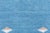 1950s Doris Leslie Blau Vintage Indian Dhurrie Light Blue Flatweave Cotton Rug For Sale - Image 5 of 10