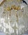 Metal Gold-Plated & Crystal Chandelier by Paolo Venini for Camer, Italy, 1970s For Sale - Image 7 of 8