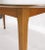Oval Walnut Square Tapered Legs Mid Century Modern Dining Conference Table For Sale - Image 12 of 13