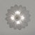 2000 - 2009 Mid-Century Modern Margherita Murano Glass Ceiling Light, 2000 For Sale - Image 5 of 8