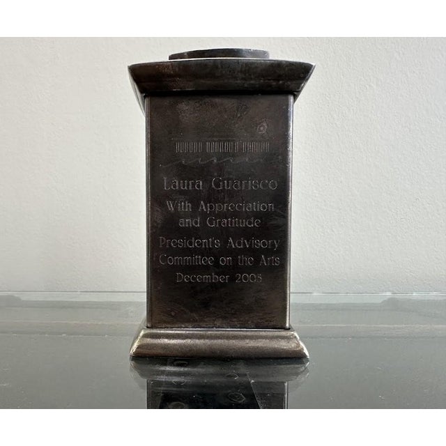 Art Deco Late 20th Century Silver Plated Carriage Quartz Double-Clock For Sale - Image 3 of 6