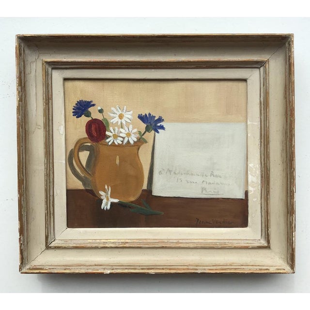 Jean Verdier, La lettre, Oil on Canvas, Framed For Sale - Image 9 of 9