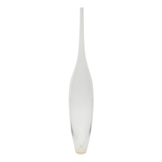 Stunning, Large Hand-Blown Vase by Renowned Glass Artist Ben Edols, Signed For Sale