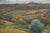 Lovely mid century fall landscape with rolling hills in beautiful autumnal tones by Anany Alexeevich Verbitsky....