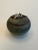 Bottle Green Modern Asian Raku & Polished Stone Small Lidded Jar For Sale - Image 8 of 11