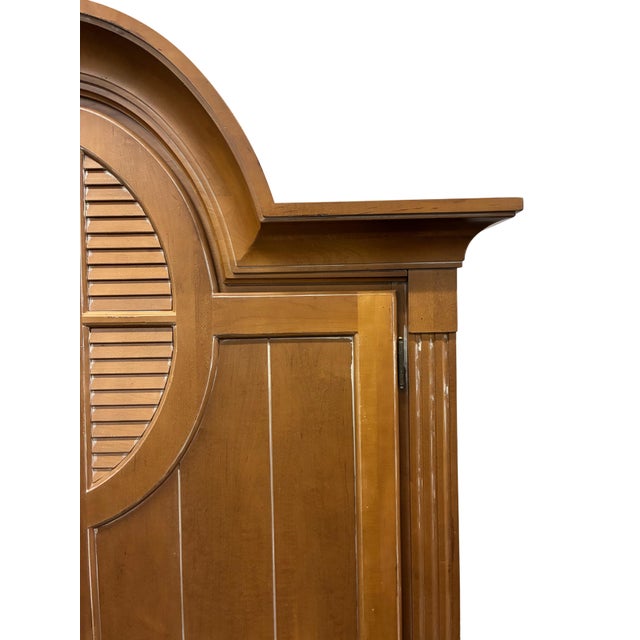 Rare 1990s Ethan Allen Swedish Home Collection Gustavian Armoire For Sale - Image 9 of 12