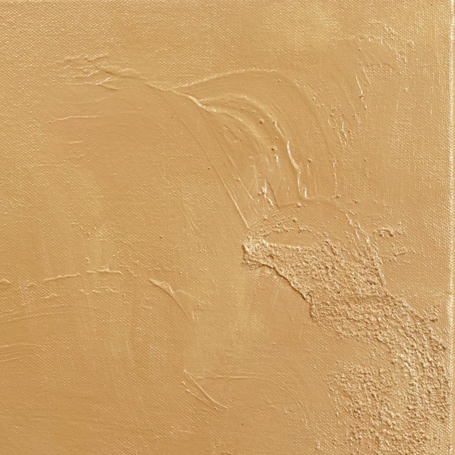 Textile Carmelized - Original Abstract Landscape Graffiti Inspired Mixed Media Painting on Canvas by Amber Goldhammer For Sale - Image 7 of 9