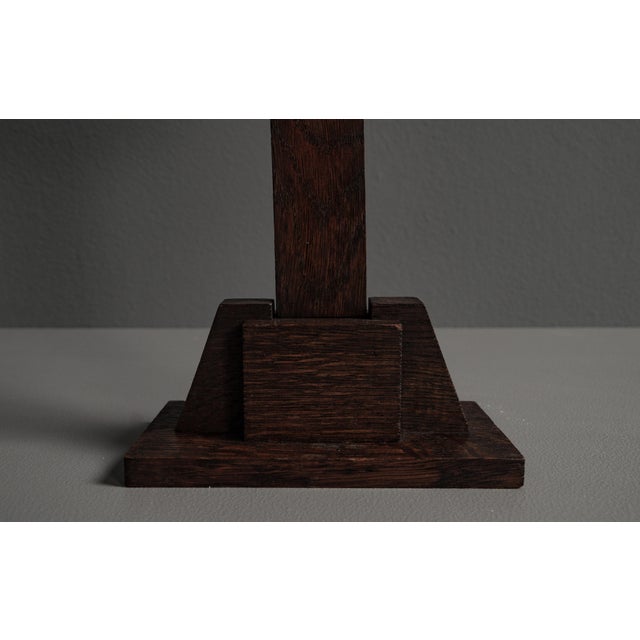 Brutalist Jesus Cross in Metal and Wood For Sale - Image 12 of 18