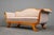Brown Biedermeier Style Sofa in Birch, Early 20th Century For Sale - Image 8 of 17