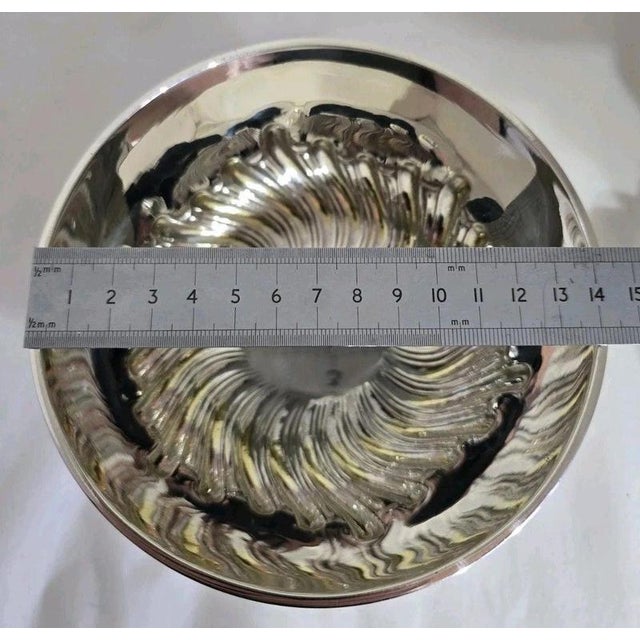 Antique Victorian Britannia Standard Silver Punch Bowl, Dublin, 1891 For Sale - Image 16 of 17