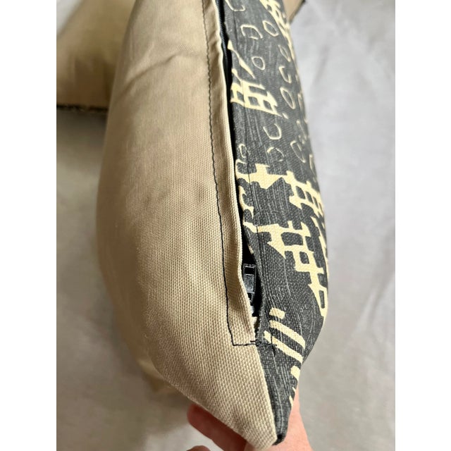 “Mother Nature” Print by Dek Tillett Ltd Custom Made 16” Throw Pillows-A Pair For Sale - Image 12 of 13