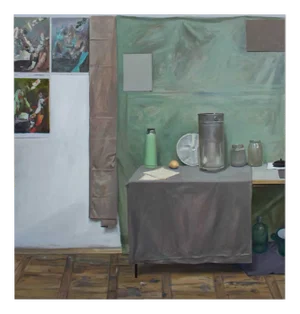 Agnieszka Staak-Janczarska, Still Life with a Flutist, 2018, Oil on Canvas