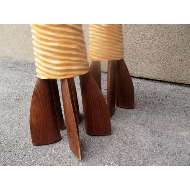 Tan 1986 Postmodern Wendell Castle Studio Console Table For Sale - Image 8 of 13