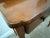 Brown Mid-Century L. Hitchcock Stenciled Writing Desk & Matching Caned Bench – 2-Piece Set For Sale - Image 8 of 16