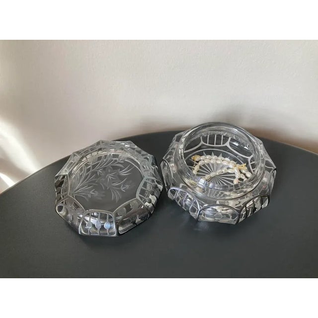 Jewelry Box With Silver Overlay by Heisey, Early 20th Century For Sale In New York - Image 6 of 18