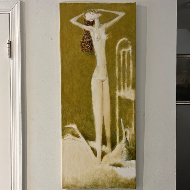 Figurative European School Oil on Canvas Signed by A.Poklad Titled Morning Made in 2002 For Sale - Image 3 of 12