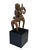 Superb African Dogon Bronze Horseman Cast Handmade Mali 5.75"h For Sale - Image 4 of 6