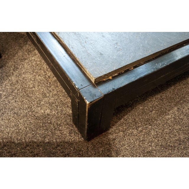 Metal Italian Iron & Slate Coffee Tables from Urano Palma, 1970s, Set of 3 For Sale - Image 7 of 12