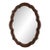 Labarge Deep Dish Scalloped Frame Mirror For Sale