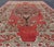 Antique Turkish Oushak Rug With Medallion in Soft Red, Light Green & Brown For Sale In Atlanta - Image 6 of 16