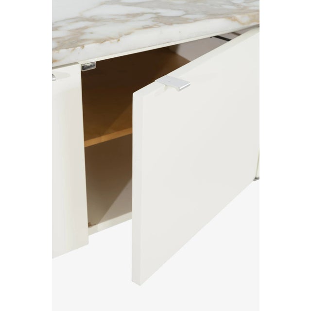 1950s Florence Knoll Custom Wall-Mounted Cabinet by Knoll Associates For Sale - Image 5 of 13