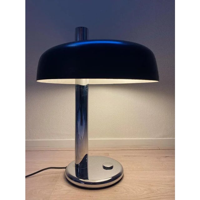 Metal Black Table Lamp by Hillebrand, 1970s For Sale - Image 7 of 14