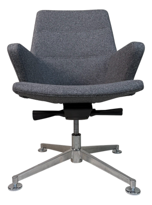 Grey Quinti Swivel Lounge Office Chair, Italy, 2010s