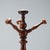 Walnut-Stained Lime Wood Coat Rack, Italy, Late 19th Century For Sale - Image 3 of 7