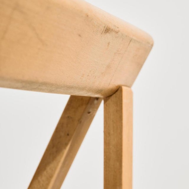 Beech Chair by Aldo Jacober for Alberto Bazzani, 1960s For Sale - Image 9 of 13