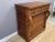 Antique Empire Tall Dresser Solid Wood Curved Front 4 Deep Drawers W Key For Sale - Image 13 of 13
