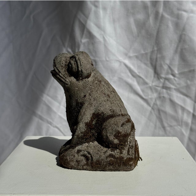 Small Balinese Limestone Frog Sculpture, 2000s For Sale - Image 15 of 18