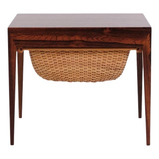 Model 40 Rosewood Side Table by Severin Hansen for Haslev Møbelfabrik, 1960 For Sale