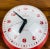 Mid-Century Modern Wall Clock with Timer in Plastic Red from Junghans, 1970s For Sale - Image 3 of 4