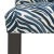Not Yet Made - Made To Order Chelsea Bar Stool in Zebra Blue Washed Zebra For Sale - Image 5 of 8