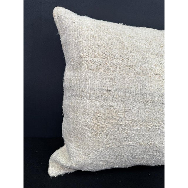 Turkish Hemp Pillow Cushion Natural Beige Cushion Cover 20x20 #30665 Enhance your home decor with our Kilim Pillow Turkish...